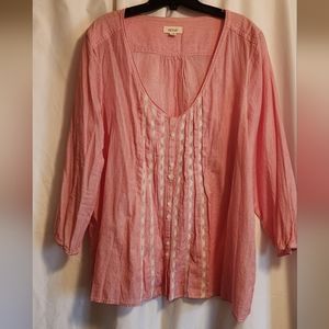 Aerie light weight peasant blouse
